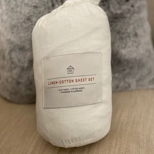 Hearth and Hand Linen Cotton Sheet Set twin Target